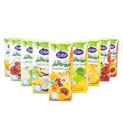 میهن فروت لند آبمیوه پاکتی 200میل